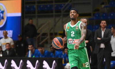 LORENZO BROWN Lorenco Braun, kosarkas Panatinaikosa, na utakmici Evrolige protiv Makabija, u hali Aleksandar Nikolic. Beograd, 26.03.2025. foto: Nebojsa Parausic BASKETBALL, EUROLEAGUE, MACCABI, PANATHINAIKOS