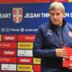 DRAGAN STOJKOVIC PIKSI selektor i trener fudbalera reprezentacije Srbije na pres konferenciji pred utakmicu kvalifikacija za FIFA Svetsko prvenstvo protiv Andore na stadionu Dubocica, Leskovac 09.06.2025. godine Foto: Marko Metlas Fudbal, Reprezentacija, Srbija, Andora, Kvalifikacije za Svetsko prvenstvo