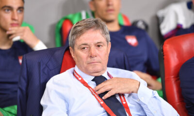 Selektor reprezentacije Srbije, na utakmici kvalifikacija za FIFA Svetsko prvenstvo protiv Albanije, na stadion Kombetare. Tirana, 07.06.2025. foto: Marko Metlas Fudbal, Reprezentacija, Srbija, Albanija, Kvalifikacije za Svetsko prvenstvo