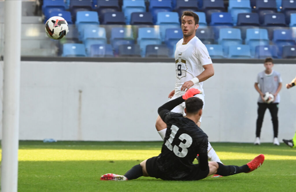 SERBIA vs GREECE U21 Loznica, 04.06.2025. foto: Marko Metlas Fudbal, Srbija, Greece U21