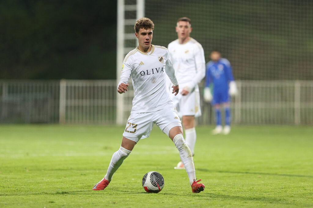 ANDRej BACANIN fudbaler Cukarickog na utakmici Mocart Superlige protiv IMT-a na stadionu Cukarickog, Beograd 07.04.2025. godine Foto: Ivica Veselinov / MN PRESS FUDBAL, FOOTBALL, MOZZART SUPERLIGA, PRVENSTVO SRBIJE, NATIONAL CHAMPIONSHIP, FK CUKARICKI, FK IMT NOVI BEOGRAD