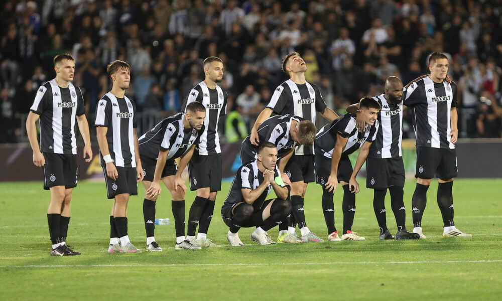 fudbaler Partizana na utakmici kvallifikacija za UEFA Ligu Evrope protiv AEK-a na stadionu Partizana, Beograd 17.07.2025. godine Foto: Ivica Veselinov / MN PRESS FUDBAL, FOOTBALL, UEFA EUROPA LEAGUE, LIGA EVROPE, PARTIZAN, AEK LARNAKA, AEK LARNACA