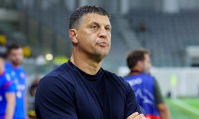 VLADAN MILOJEVIC, trener fudbalera Crvene zvezde, na utakmici UEFA kvalifikacija za Ligu Sampiona, protiv Pafosa, na stadionu Limasol. Limasol, 26.08.2025. foto: MN Press / ss Fudbal, UEFA Liga Sampiona, Pafos, Crvena zvezda