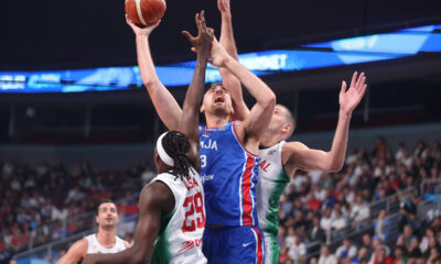 kosarkas reprezentacije Srbije na utakmici Evropskog Prvenstva protiv Portugala u hali Saomi Arena, Riga 27.08.2025. godine Foto: Ivica Veselinov / MN PRESS KOSARKA, BASKETBALL, SRBIJA, SERBIA, PORTUGAL, EUROBASKET 2025, XIAOMI ARENA