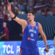 kosarkas reprezentacije Srbije na utakmici Evropskog Prvenstva protiv Letonije u hali Saomi Arena, Riga 30.08.2025. godine Foto: Ivica Veselinov / MN PRESS KOSARKA, BASKETBALL, SRBIJA, SERBIA, LATVIA, LETONIJA, EUROBASKET 2025, XIAOMI ARENA