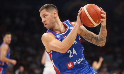 kosarkas reprezentacije Srbije na prijateljskoj utakmici protiv Slovenije u hali Beogradska arena, Beograd 21.08.2025. godine Foto: Ivica Veselinov / MN PRESS KOSARKA, BASKETBALL, SLOVENIJA, SRBIJA, SLOVENIA, SERBIA