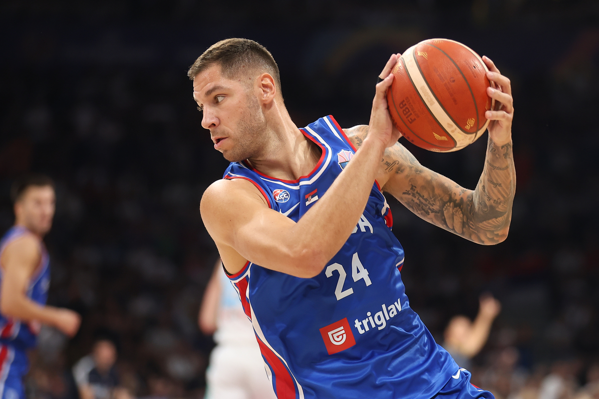 kosarkas reprezentacije Srbije na prijateljskoj utakmici protiv Slovenije u hali Beogradska arena, Beograd 21.08.2025. godine Foto: Ivica Veselinov / MN PRESS KOSARKA, BASKETBALL, SLOVENIJA, SRBIJA, SLOVENIA, SERBIA