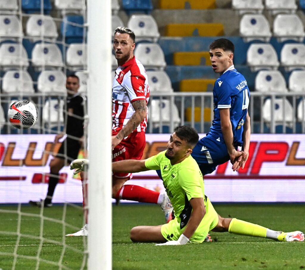 NOVI PAZAR vs CRVENA ZVEZDA Novi Pazar, 31.08.2025. foto: MN Press / nm Fudbal, Prvenstvo Srbije, Novi Pazar, Crvena zvezda