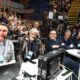 SLOBODAN SARENAC, VLADIMIR KUZMANOVIC, ILIJA KOVACIC, MARIN SEDLACEK, DARKO PLAVSIC, JELENA LUKIC, komentatori na utakmici FIBA kvalifikacija za Evropsko prvenstvo Srbija - Danska, u hali Aleksandar Nikolic. Beograd, 24.11.2024. foto: Nebojsa Parausic Kosarka, FIBA, Srbija, Danska