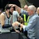 DUANE WASHINGTON Dvejn Vasington i ZELIMIR OBRADOVIC ZELJKO trener kosarkasa Partizana na utakmici Prvenstva Srbije protiv Spartaka Subotica u hali Dudova suma, Subotica 24.06.2025. godine Foto: MN PRESS Kosarka, Partizan, Prvenstvo Srbije, Spartak Subotica, Kosarkaska liga Srbije, KLS