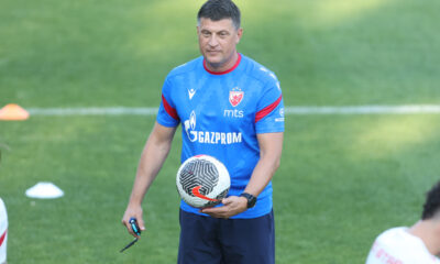 VLADAN MILOJEVIC trener fudbalera Crvene Zvezde na treningu pred utakmici kvalifikacija za UEFA Ligu Sampiona protiv Leha na stadionu Rajko Mitic, Beograd 11.08.2025. godine Foto: Ivica Veselinov / MN PRESS FUDBAL, FOOTBALL, UEFA CHAMPIONS LEAGUE, LIGA SAMPIONA, CRVENA ZVEZDA, RED STAR