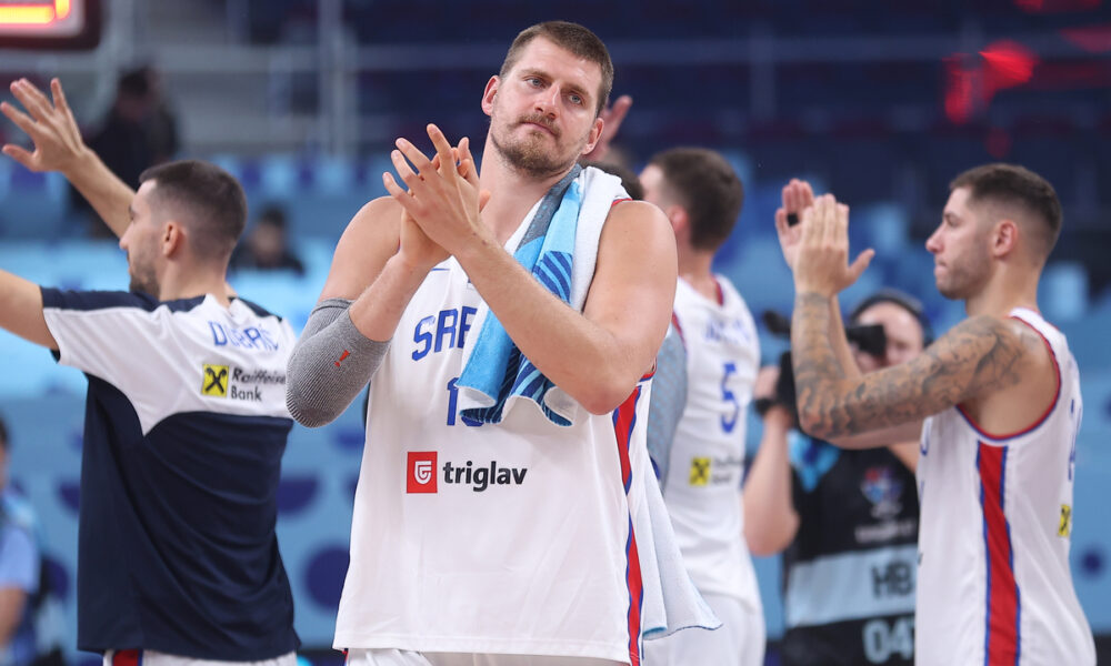 NIKOLA JOKIC kosarkas reprezentacije Srbije na utakmici Evropskog Prvenstva protiv Ceske u hali Saomi Arena, Riga 01.09.2025. godine Foto: Ivica Veselinov / MN PRESS KOSARKA, BASKETBALL, SRBIJA, SERBIA, CZECH REPUBLIC, CESKA, EUROBASKET 2025, XIAOMI ARENA