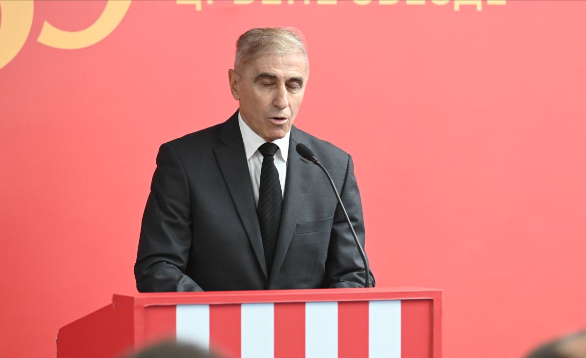 Komemoracija DEJAN MILOVANOVIC, bivsi fudbaler Crvene zvezde, na stadionu Rajko Mitic. BOSKO DJUROVSKI Beograd, 20.09.2025. foto: Nebojsa Parausic Fudbal, Crvena zvezda
