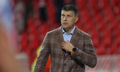 VLADAN MILOJEVIC trener fudbalera Crvene Zvezde na utakmici UEFA Lige Evropa protiv Seltika na stadionu Rajko Mitic, Beograd 24.09.2025. godine Foto: Ivica Veselinov / MN PRESS FUDBAL, FOOTBALL, UEFA EUROPA LEAGUE, LIGA EVROPE, CRVENA ZVEZDA, RED STAR, SELTIK, CELTIC FC