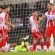 fudbaler Crvene zvezde na utakmici Superlige Prvenstva Srbije protiv Partizana na stadionu Partizana, Beograd, 20.09.2025. godine Foto: Marko Metlas Fudbal, Crvena zvezda, Superliga Prvenstvo Srbije, Partizan
