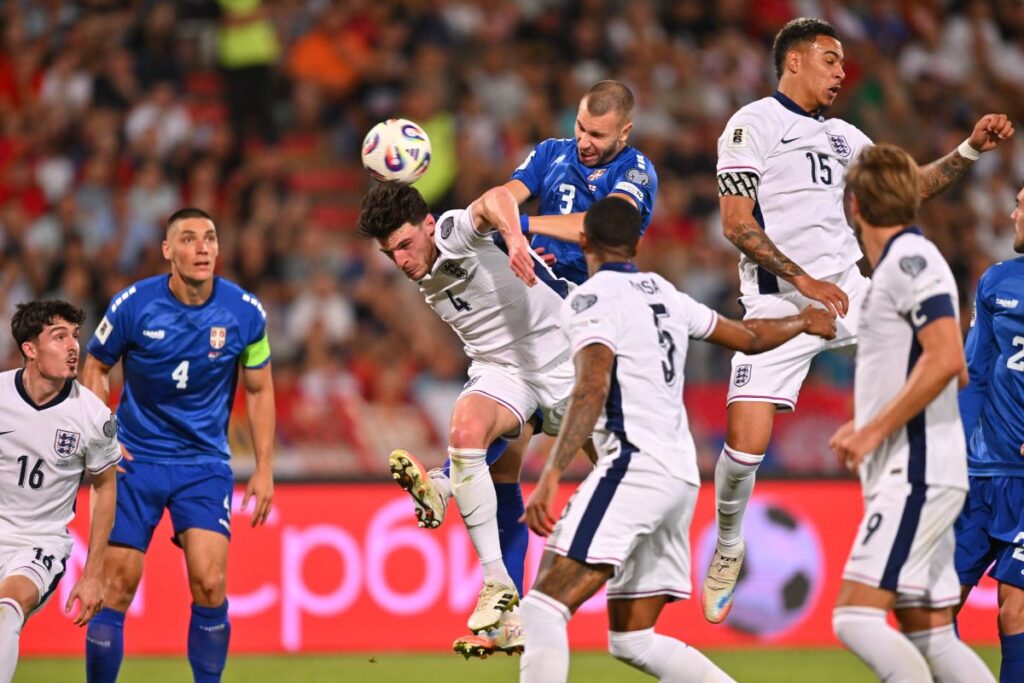 fudbaler reprezentacije Srbije na utakmici kvalifikacija za FIFA Svetsko prvenstvo protiv Engleske na stadionu Rajko Mitic, Beograd 09.09.2025. godine Foto: Marko Metlas
Fudbal, Reprezentacija, Srbija, Engleska, Kvalifikacije za Svetsko prvenstvo 

