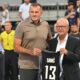 Sportski direktor Partizana na utakmici Open air turnira protiv PAOK Solun na stadionu Tasmajdan, Beograd 12.09.2025. godine Foto: Marko Metlas Kosarka, Partizan, Open air turnir, PAOK Solun