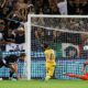 AC Milan's Christian Pulisic, center, scores during the Serie A soccer match between Udinese and AC Milan at the Bluenergy Stadium in Udine, Italy, Saturday, Sept. 20,2026. (Andrea Bressanutti/LaPresse via AP)