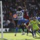Brighton and Hove Albion's Kaoru Mitoma scores his side's first goal during the English Premier League soccer match between Bournemouth and Brighton and Hove Albion, at the Vitality Stadium, Bournemouth, England, Saturday Sept. 13, 2025. (Steven Paston/PA via AP)