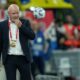 FILE - Czech Republic's coach Ivan Hasek reacts during a World Cup 2026 group L qualifying soccer match between Croatia and Czech Republic at the Opus Arena in Osijek, Croatia, on June 9, 2025. (AP Photo/Darko Bandic, File)