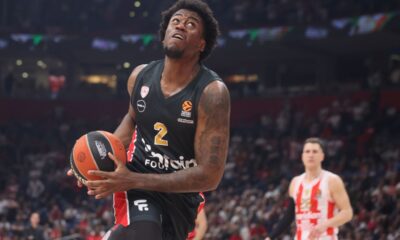 MOSES WRIGHT Mozes Rajt kosarkas Olimpijakosa Pirej na utakmici Evrolige protiv Crvene zvezde u hali Stark Beogradska arena, Beograd 04.04.2024. godine Foto: Marko Metlas Kosarka, Crvena zvezda, Evroliga, Olimpijakos Pirej