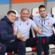 VLADAN MILOJEVIC trener, NEBOJSA MILOSEVIC pomocni trener, VUJADIN SAVIC pomocni trener fudbalera Crvene zvezde na utakmici Superlige Prvenstva Srbije protiv Cukarickog na stadionu Rajka Mitica, Beograd, 25.05.2024. godine Foto: Marko Metlas Fudbal, Crvena zvezda, Superliga Prvenstvo Srbije, Cukaricki