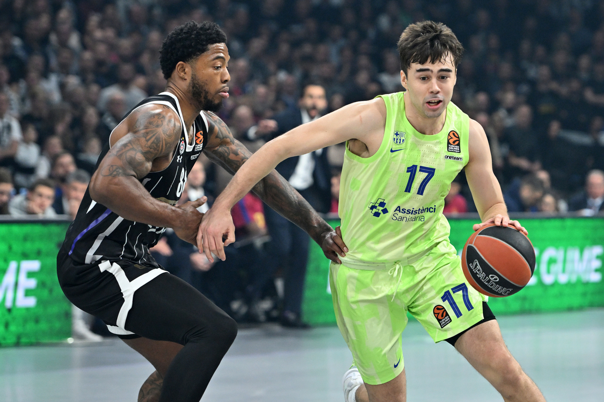 JUAN NUNEZ Huna Nunjez kosarkas Barselone na utakmici Evrolige protiv Partizana u hali Beogradska arena, Beograd 13.11.2024. godine Foto: Marko Metlas Kosarka, Partizan, Evroliga, Barselona