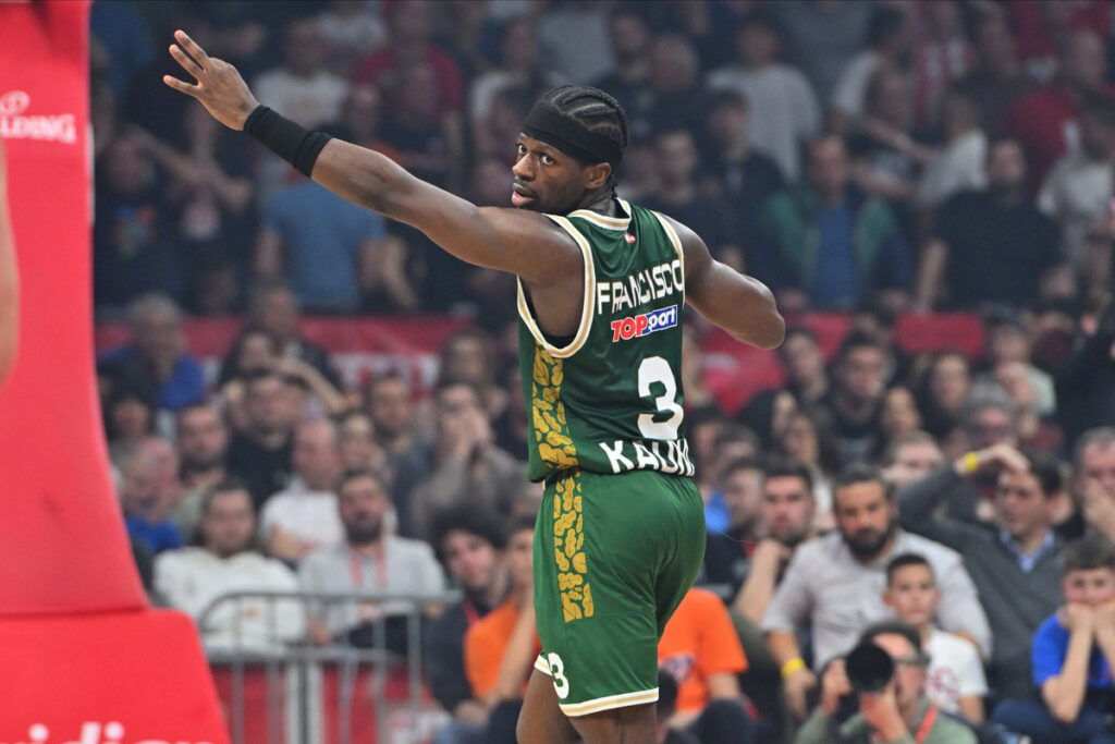 SYLVAIN FRANCISCO Silvan Francisko kosarkas Zalgirisa Kaunas na utakmici Evrolige protiv Crvene zvezde u hali Beogradska arena, Beograd 27.02.2025. godine Foto: Marko Metlas Kosarka, Crvena zvezda, Evroliga, Zalgiris Kaunas