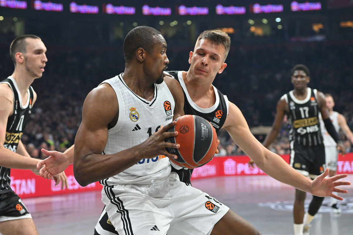 SERGE IBAKA Serz Ibaka kosarkas Reala Madrid na utakmici Evrolige protiv Partizana u hali Beogradska arena, Beograd 10.04.2025. godine Foto: Marko Metlas Kosarka, Partizan, Evroliga, Real Madrid