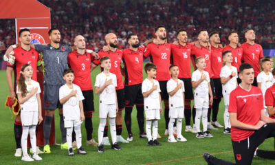 EKIPA fudbalera reprezentacije Albanije na utakmici kvalifikacija za FIFA Svetsko prvenstvo protiv Srbije stadion Kombetare, Tirana 07.06.2025. godine Foto: Marko Metlas Fudbal, Reprezentacija, Srbija, Albanija, Kvalifikacije za Svetsko prvenstvo
