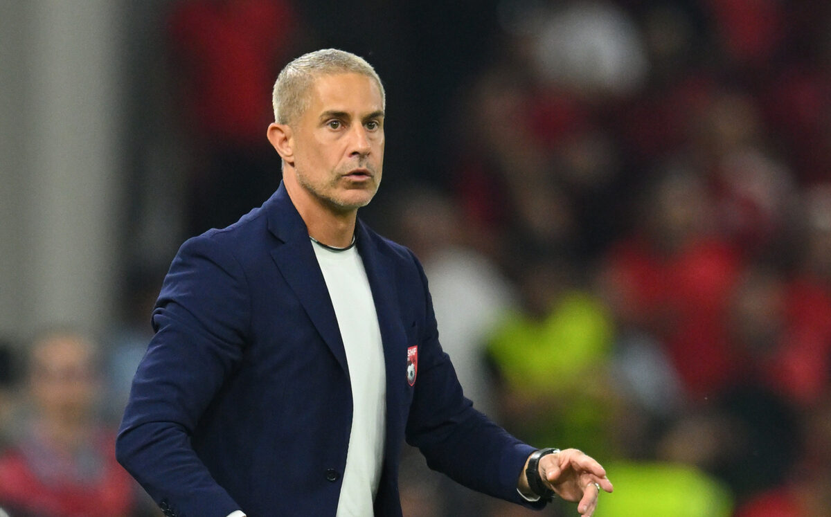 SYLVINHO Silvinjo selektor i trener fudbalera reprezentacije Albanije na utakmici kvalifikacija za FIFA Svetsko prvenstvo protiv Srbije stadion Kombetare, Tirana 07.06.2025. godine Foto: Marko Metlas Fudbal, Reprezentacija, Srbija, Albanija, Kvalifikacije za Svetsko prvenstvo