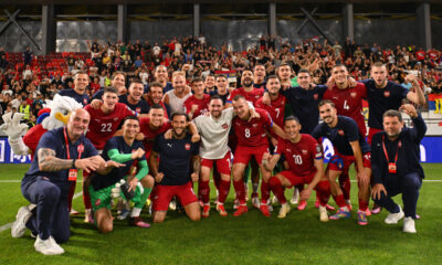 EKIPA fudbalera reprezentacije Srbije na utakmici kvalifikacija za FIFA Svetsko prvenstvo protiv Andore na stadionu Dubocica, Leskovac 10.06.2025. godine Foto: Marko Metlas Fudbal, Reprezentacija, Srbija, Andora, Kvalifikacije za Svetsko prvenstvo