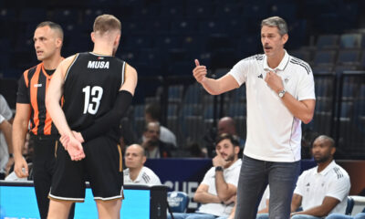 JURICA GOLEMAC, trener kosarkasa Dubaia, na utakmici VTB Lige Superkupa, protiv Zenita, u Beogradskoj Areni. Beograd, 24.09.2025. foto: Nebojsa Parausic Kosarka, VTB Super kup, Zenit, Dubai