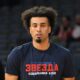 JORDAN NWORA Dzordan Nvora kosarkas Crvene zvezde na utakmici Evrolige protiv Armani Olimpija Milano u hali Beogradska arena, Beograd 30.09.2025. godine Foto: Marko Metlas Kosarka, Crvena zvezda, Evroliga, Armani Olimpija Milano