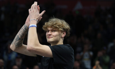 MIIKKA MUURINEN Mika Murinen kosarkas Partizana na utakmici Evrolige protiv Armanija u hali Beogradska Arena, Beograd 02.10.2025. godine Foto: Ivica Veselinov / MN PRESS KOSARKA, BASKETBALL, EVROLIGA, EUROLEAGUE, PARTIZAN, ARMANI MILANO