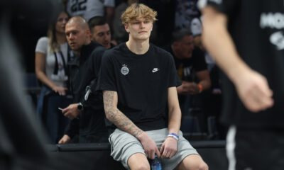 MIIKKA MUURINEN Mika Murinen kosarkas Partizana na utakmici Evrolige protiv Armanija u hali Beogradska Arena, Beograd 02.10.2025. godine Foto: Ivica Veselinov / MN PRESS KOSARKA, BASKETBALL, EVROLIGA, EUROLEAGUE, PARTIZAN, ARMANI MILANO