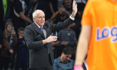 ZELJKO OBRADOVIC trener kosarkasa Partizana na utakmici Evrolige protiv Armanija u hali Beogradska Arena, Beograd 02.10.2025. godine Foto: Ivica Veselinov / MN PRESS KOSARKA, BASKETBALL, EVROLIGA, EUROLEAGUE, PARTIZAN, ARMANI MILANO