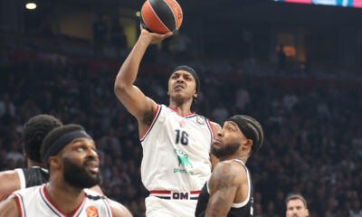 ZACH LEDAY Zek Ledej kosarkas Armanija na utakmici Evrolige protiv Partizana u hali Beogradska Arena, Beograd 02.10.2025. godine Foto: Ivica Veselinov / MN PRESS KOSARKA, BASKETBALL, EVROLIGA, EUROLEAGUE, PARTIZAN, ARMANI MILANO