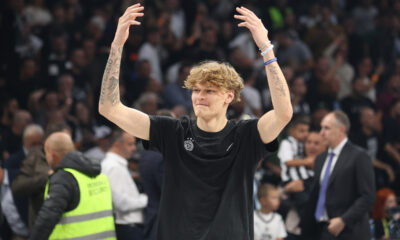 MIIKKA MUURINEN Mika Murinen kosarkas Partizana na utakmici Evrolige protiv Armanija u hali Beogradska Arena, Beograd 02.10.2025. godine Foto: Ivica Veselinov / MN PRESS KOSARKA, BASKETBALL, EVROLIGA, EUROLEAGUE, PARTIZAN, ARMANI MILANO