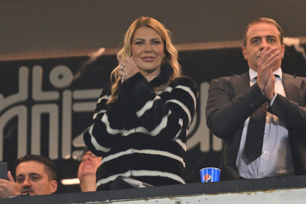 MILKA FORCAN clan UO fudbalera Partizana proslava 80 godina na utakmici Superlige Prvenstva Srbije protiv Vojvodine Novi Sad na stadionu Partizana, Beograd 04.10.2025. godine Foto: Marko Metlas Fudbal, Partizan, Superliga Prvenstvo Srbije, Vojvodina Novi Sad