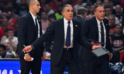 SERGIO SCARIOLO Serdjo Skariolo trener kosarkasa Reala Madrid na utakmici Evrolige protiv Crvene zvezde u hali Beogradska arena, Beograd 17.10.2025. godine Foto: Marko Metlas Kosarka, Crvena zvezda, Evroliga, Real Madrid