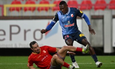 HONI JOHN MARY UZUEGBUNAM, fudbaler Vojvodine, na prvenstvenoj utakmici protiv Napretka, na stadionu Mladosti. Krusevac, 24.10.2025. foto: Mladjan Ivanovic / MN Press Photo Fudbal, Napredak, Vojvodina