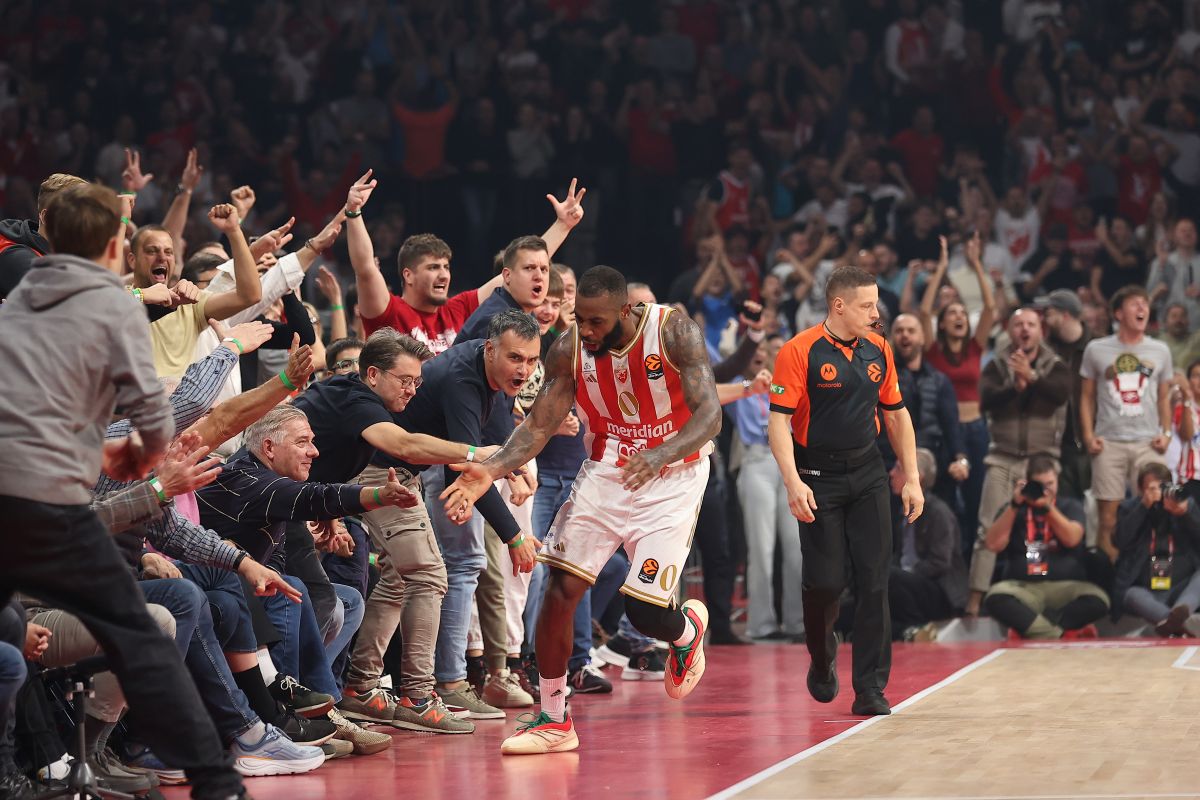 kosarkas Crvene Zvezde na utakmici Evrolige protiv Baskonije u hali Beogradska Arena, Beograd 23.10.2025. godine Foto: Ivica Veselinov / MN PRESS KOSARKA, BASKETBALL, EVROLIGA, EUROLEAGUE, CRVENA ZVEZDA, BASKONIA, BASKONIJA