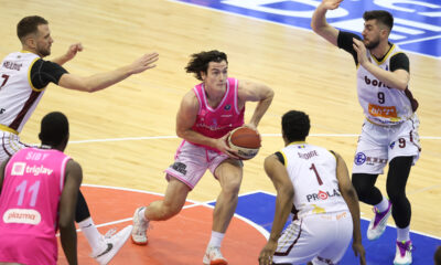 kosarkas Mega Superbeta na utakmici ABA lige protiv Bosne u hali sportova Ranko Zeravica, Beograd 12.10.2025. godine Foto: Ivica Veselinov / MN PRESS KOSARKA, BASKETBALL, ABA LIGA, ABA LEAGUE, MEGA SUPERBET, KK BOSNA