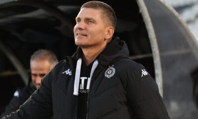 trener Partizana na utakmici Mocart Superlige protiv Mladosti na stadionu Partizana, Beograd 24.10.2025. godine Foto: Ivica Veselinov / MN PRESS FUDBAL, FOOTBALL, MOZZART SUPERLIGA, PRVENSTVO SRBIJE, NATIONAL CHAMPIONSHIP, PARTIZAN, FK MLADOST LUCANI