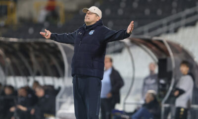 Nenad Lalatović trener Mladosti iz Lučana na utakmici Mocart Superlige protiv Partizana na stadionu Partizana, Beograd 24.10.2025. godine Foto: Ivica Veselinov / MN PRESS FUDBAL, FOOTBALL, MOZZART SUPERLIGA, PRVENSTVO SRBIJE, NATIONAL CHAMPIONSHIP, PARTIZAN, FK MLADOST LUCANI