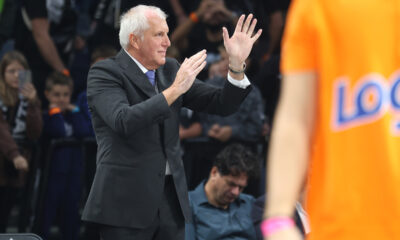 Trener Partizana na utakmici Evrolige protiv Armanija u hali Beogradska Arena, Beograd 02.10.2025. godine Foto: Ivica Veselinov / MN PRESS KOSARKA, BASKETBALL, EVROLIGA, EUROLEAGUE, PARTIZAN, ARMANI MILANO