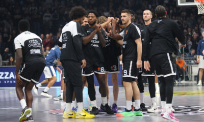 kosarkas Partizana na utakmici Evrolige protiv Efesa u hali Beogradska Arenaax, Beograd 09.10.2025. godine Foto: Ivica Veselinov / MN PRESS KOSARKA, BASKETBALL, EVROLIGA, EUROLEAGUE, PARTIZAN, EFES