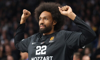 kosarkas Partizana na utakmici Evrolige protiv Efesa u hali Beogradska Arena, Beograd 09.10.2025. godine Foto: Ivica Veselinov / MN PRESS KOSARKA, BASKETBALL, EVROLIGA, EUROLEAGUE, PARTIZAN, EFES