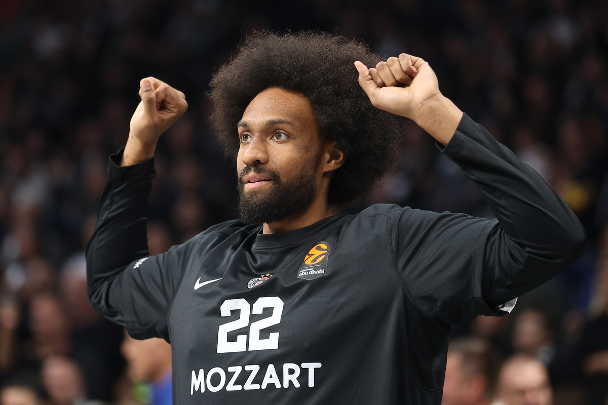 kosarkas Partizana na utakmici Evrolige protiv Efesa u hali Beogradska Arena, Beograd 09.10.2025. godine Foto: Ivica Veselinov / MN PRESS KOSARKA, BASKETBALL, EVROLIGA, EUROLEAGUE, PARTIZAN, EFES